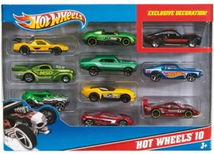 Hot Wheels Car 54886 Pack of 10